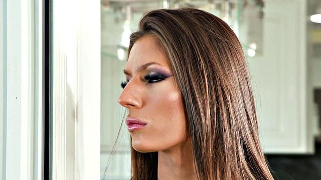 DEVILS FILM - Sexy Threesome With Trans Jade Venus, Her Fiancé, and A Naughty Stranger