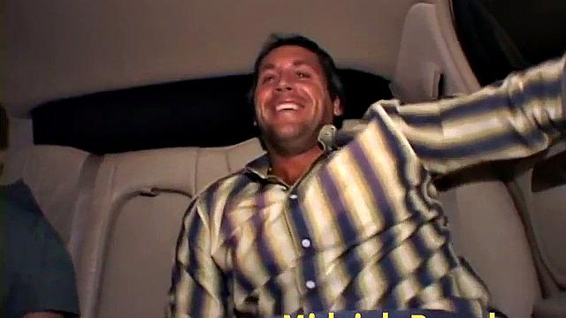 Ariana Jollee с жадностью берет несколько членов и глотает сперму в машине и на кастинге.