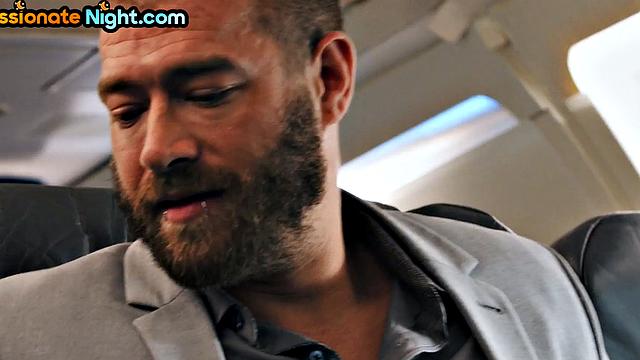 Cockhungry stewardess pounded in plane by passenger