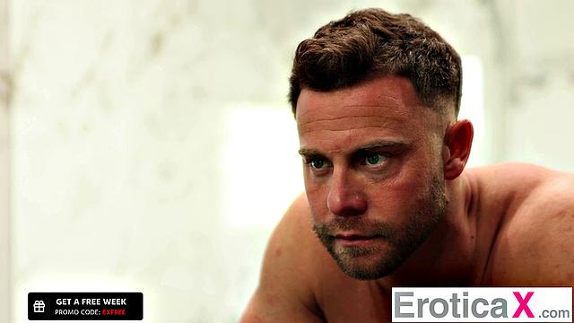 Sated Brunette Fucks Man Before Work - EroticaX