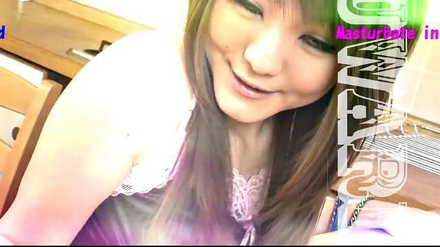 More than Huwari plays with her pussy and ass in solo