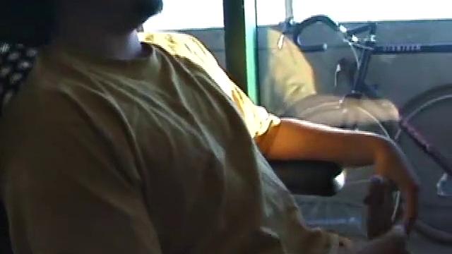 Tony strokes his hard cock alone