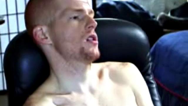 Tristian and Shane stroke together, hard cocks side by side