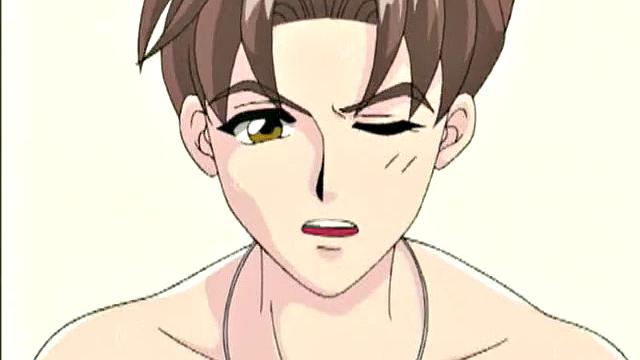 Petite anime babe gets fucked hard in rough one-on-one action