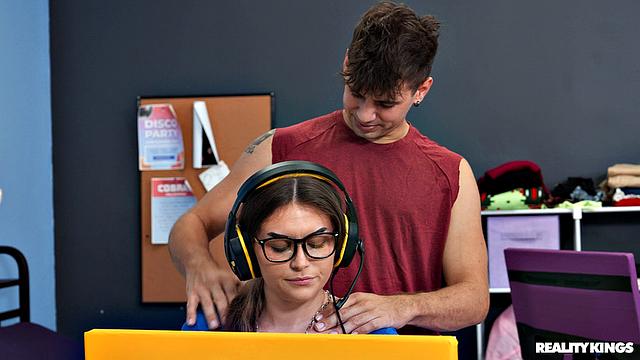 Gamer Grabs Dorm Dick