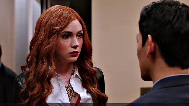 Karen Gillan in lingerie scenes