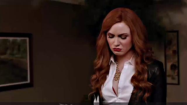 Karen Gillan in lingerie scenes