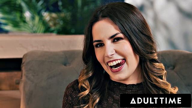 ADULT TIME - Pretty Chanel Camryn Has SHAKING ORGASMS During Rough Anal With Fuck Buddy!