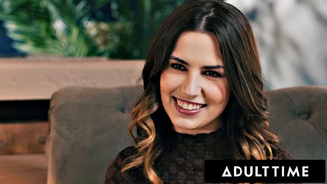 ADULT TIME - Pretty Chanel Camryn Has SHAKING ORGASMS During Rough Anal With Fuck Buddy!