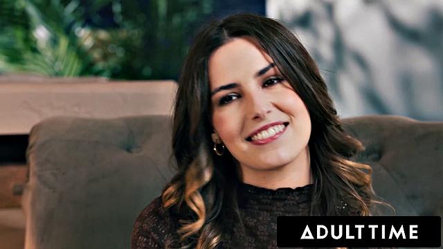 ADULT TIME - Pretty Chanel Camryn Has SHAKING ORGASMS During Rough Anal With Fuck Buddy!