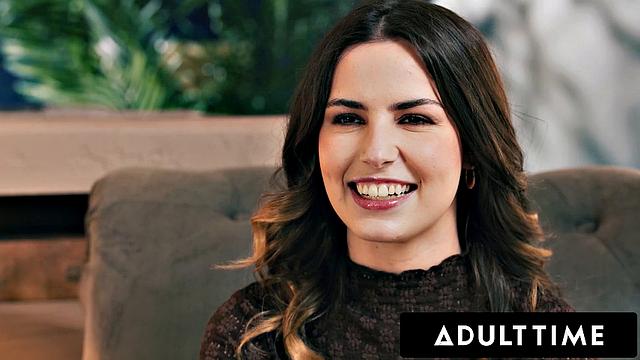 ADULT TIME - Pretty Chanel Camryn Has SHAKING ORGASMS During Rough Anal With Fuck Buddy!