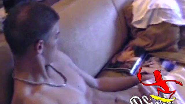 Amateur Lance Jacks His Meat