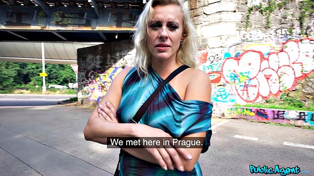 Blonde MILF Gets Fucked in Public