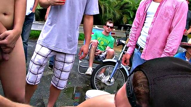 Cleaning stud hazed and fucked in dorm for fraternity