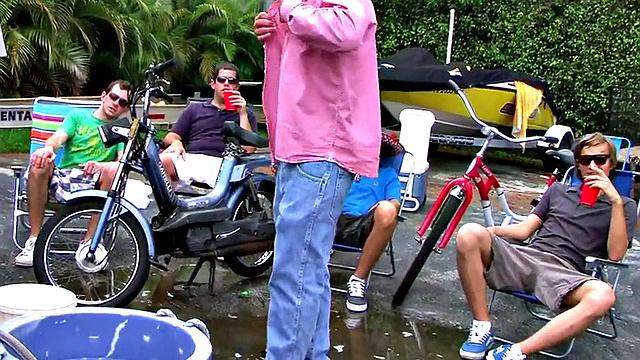 Cleaning stud hazed and fucked in dorm for fraternity