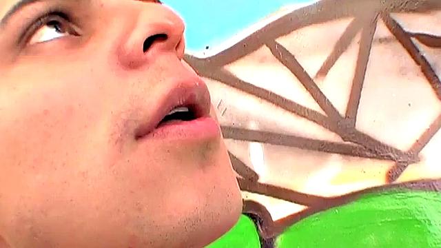 Skinny Latin twink barebacks tight asshole after BJ