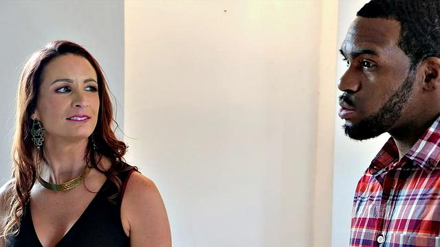 Ass-fucked by a big black cock