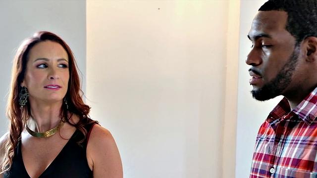 Ass-fucked by a big black cock