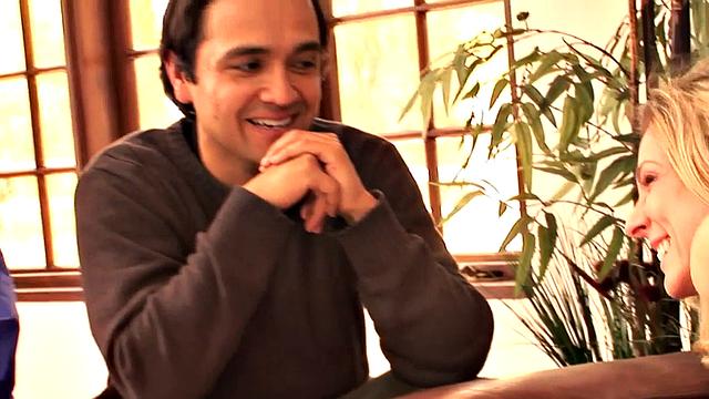 Blonde housewife takes it anally from stud