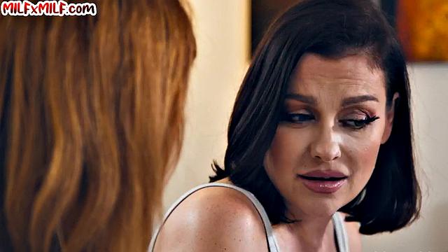 Big-titted ginger cougar eaten by GF