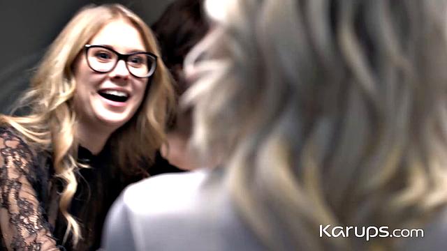 Eyla Moore, Lesya и Oxana Chic раздели страсть с реальным мужиком, каждый момент полон желания и напряжения.