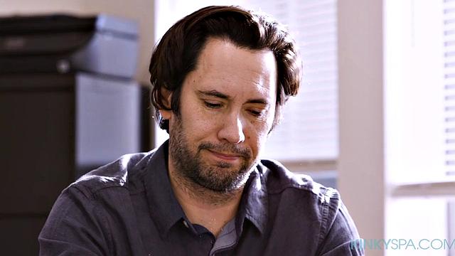 Avery Black gives Tommy Pistol a nuru massage to ease his stress