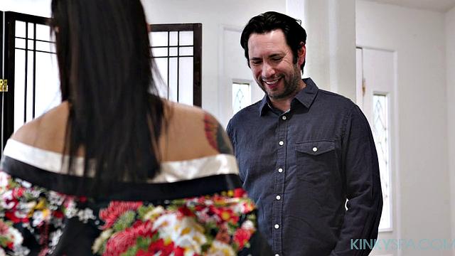 Avery Black gives Tommy Pistol a nuru massage to ease his stress