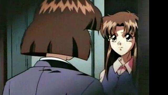 миниатюрная аниме-красотка принимает толпу с огромными членами