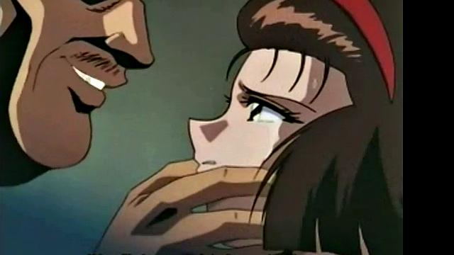 миниатюрная аниме-красотка принимает толпу с огромными членами