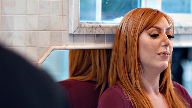 MOMMY'S BOY - Redhead MILF Lauren Phillips Gives Hung Stepson Good Morning Fuck Before Work