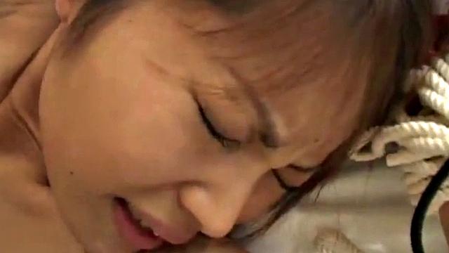 Hairy pussied asian babe gets pussy banged