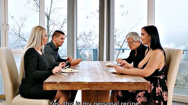 VIP4K. Hospitable hairy cunt of married woman meets husband's dick