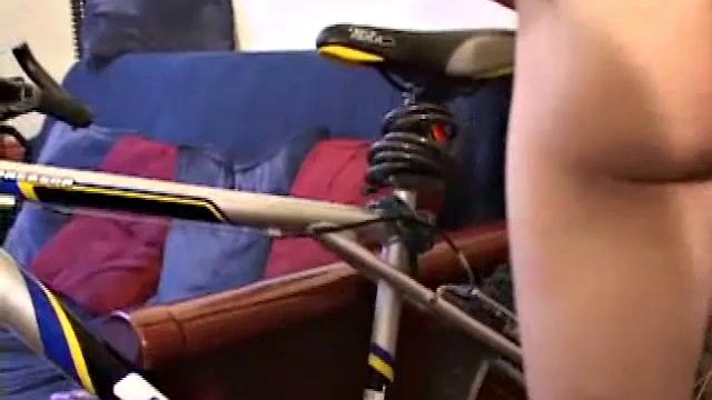 Andrew Patterson plays with his big cock before getting naked and stroking it with lube