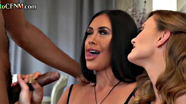 смотри, как британские cfnm-шлюхи дрочат своему bbc любовнику