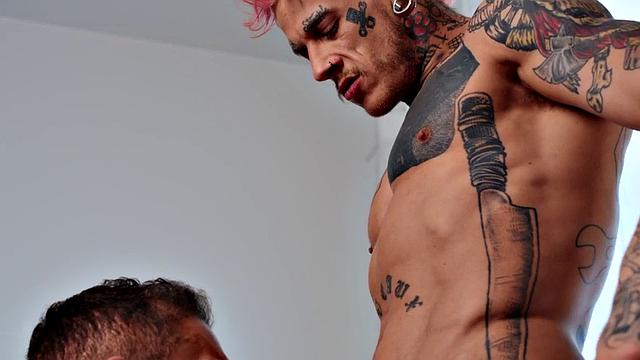 Ass fucked gay pounded by dirty stud in tight ass