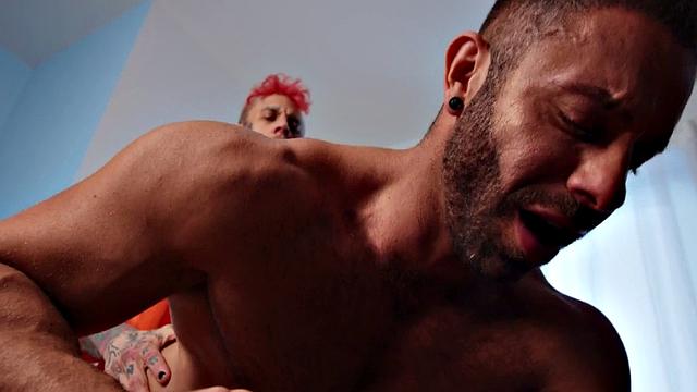 Ass fucked gay pounded by dirty stud in tight ass