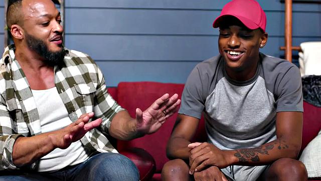 Black stud barebacked by hunk in asshole after casting