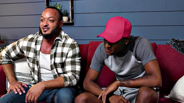 Black stud barebacked by hunk in asshole after casting