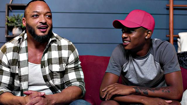 Black stud barebacked by hunk in asshole after casting