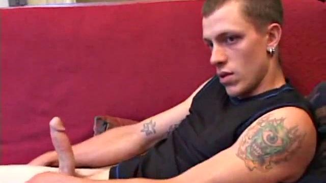 Amateur Stroking His Meat