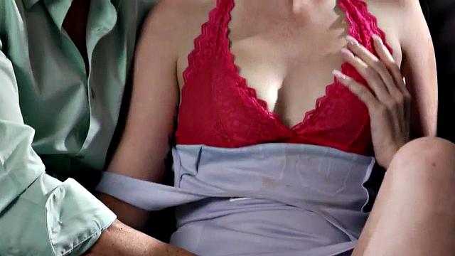 Babysitter got doggystyled in threesome after deepthroating