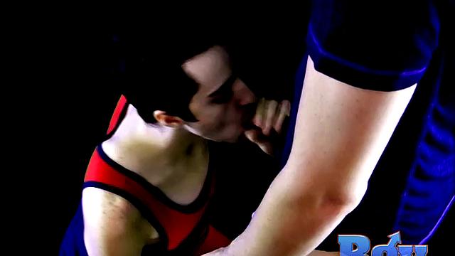 Aron Gives a Sloppy Blowjob! - Aron Malt and Trace Van De Kamp
