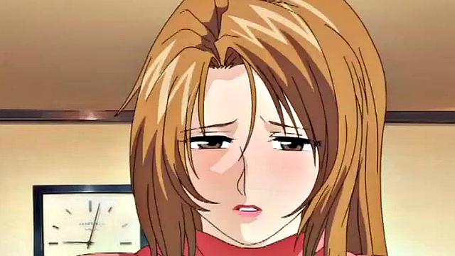 Horny Japanese anime orgy between teens