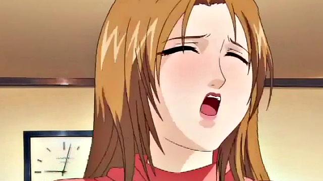 Horny Japanese anime orgy between teens