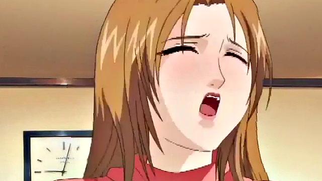 Horny Japanese anime orgy between teens