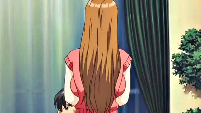 Horny Japanese anime orgy between teens