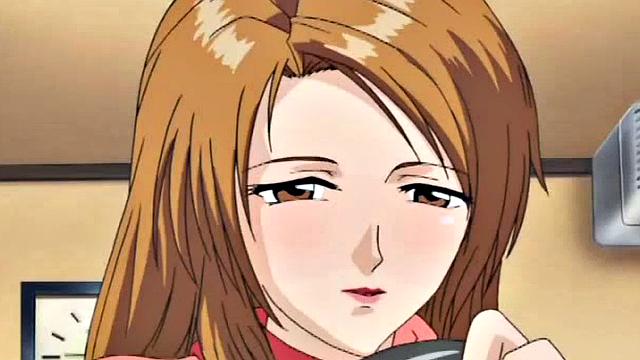 Horny Japanese anime orgy between teens