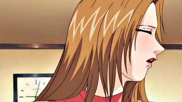 Horny Japanese anime orgy between teens