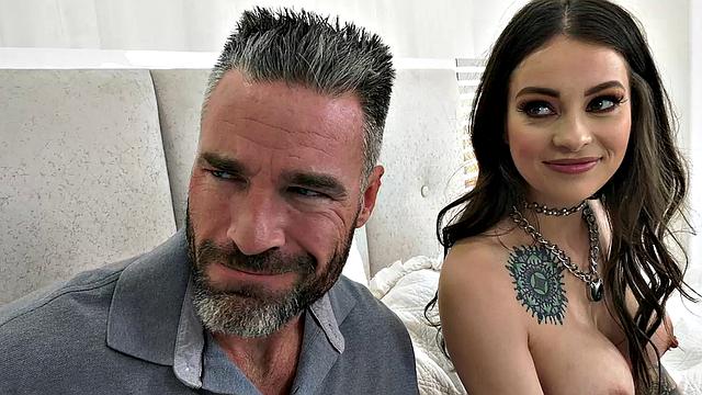 Big Tits Maddy May Has A Threesome With Her Husband And His Pornstar Friend After They Catch Her Masturbating!