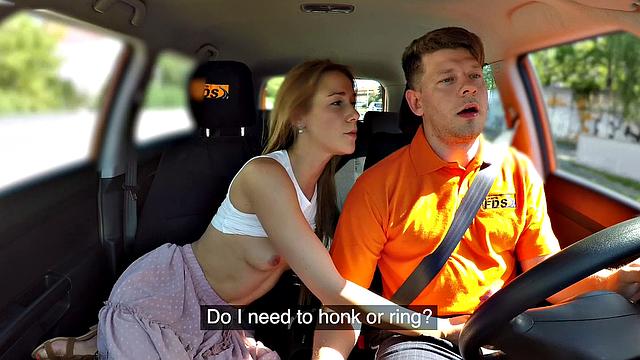 Alexis Crystal wants driver's cock